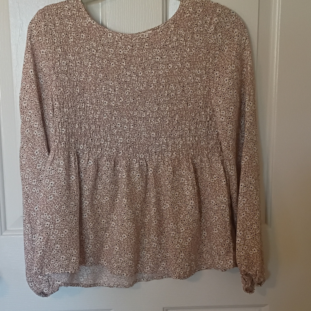 URBAN Romantics Floral Blouse - Cream